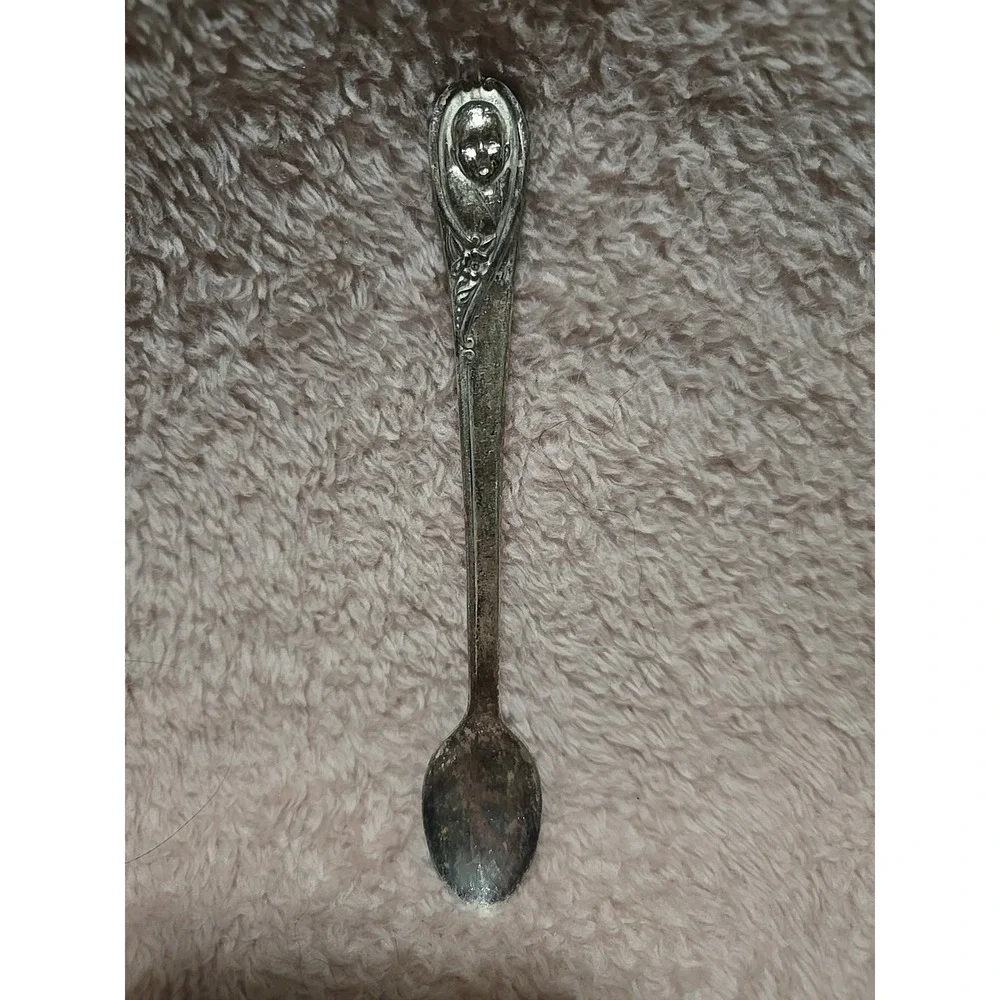 Antique Gerber by Winthrop silver‎ plated baby spoon